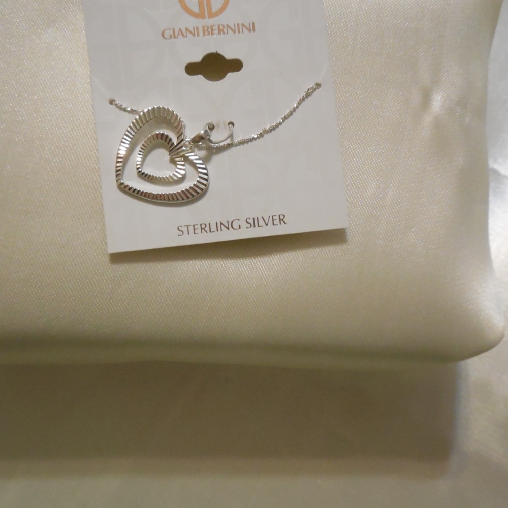 Giani Bernini Diecut Heart Pendant Necklace in Sterling Silver - Picture 4 of 7